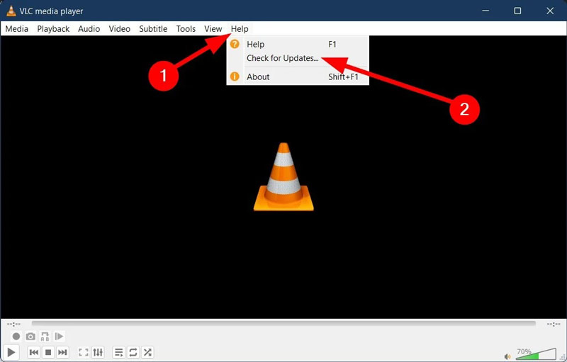 Actualizar VLC