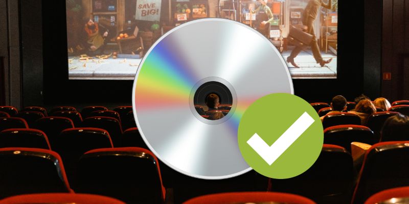 检查 DVD 光盘