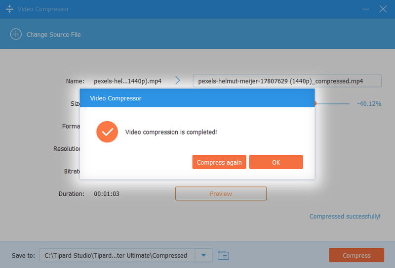 Video Compression Completed