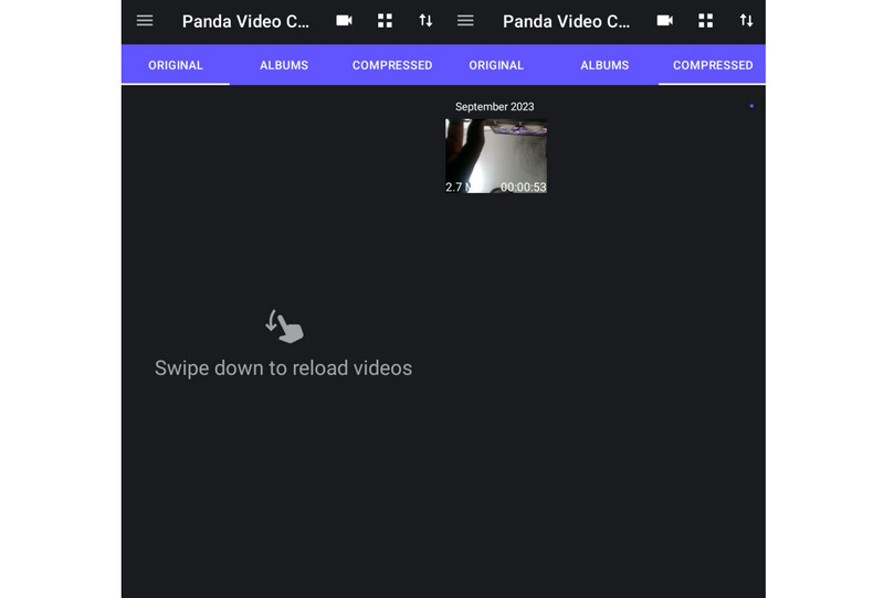 Ridimensionatore Panda per compressore video