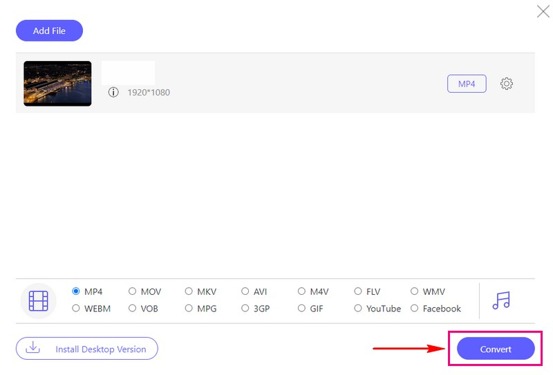 Transforme los archivos de video MTV a MP4