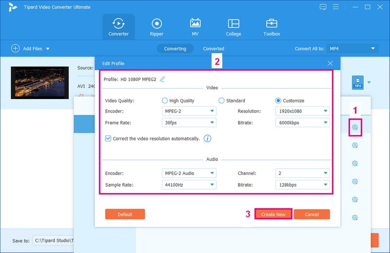 Cambiar la configuración de vídeo y audio