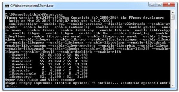 FFMPEG Convertir MXF en MP4