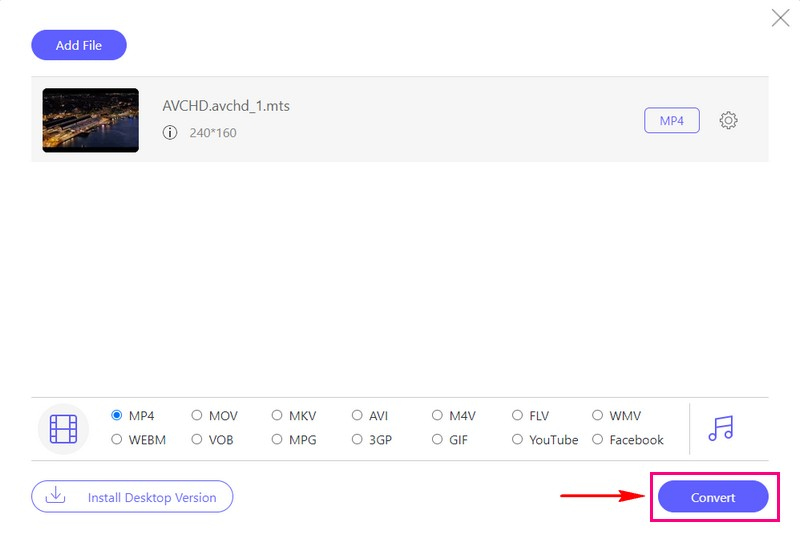 Dapatkan Output MP4 Anda yang Ditukar