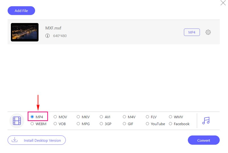 ضع رصاصة بجانب MP4