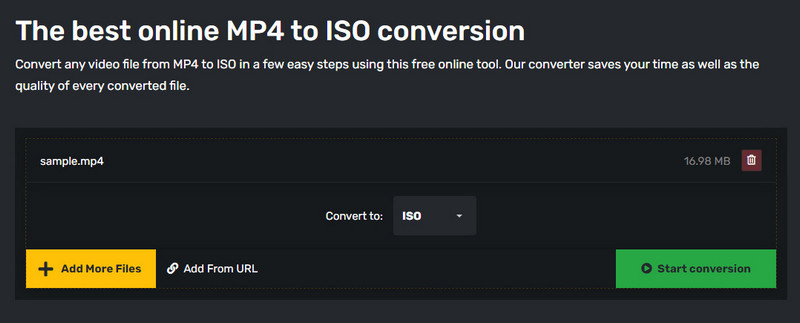 Converter365 MP4 ISO 変換