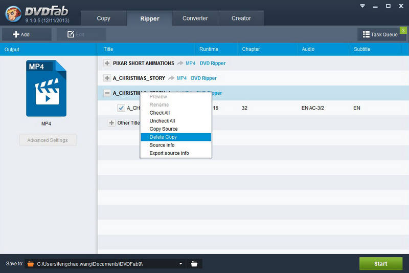 DVDFab Extractor de DVD gratuito Windows 10