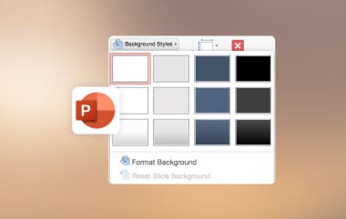 背景グラフィックの編集 PowerPoint