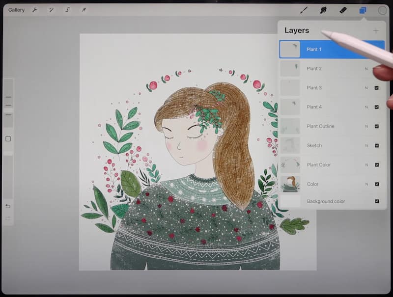 Temukan Warna Latar Belakang Di Procreate