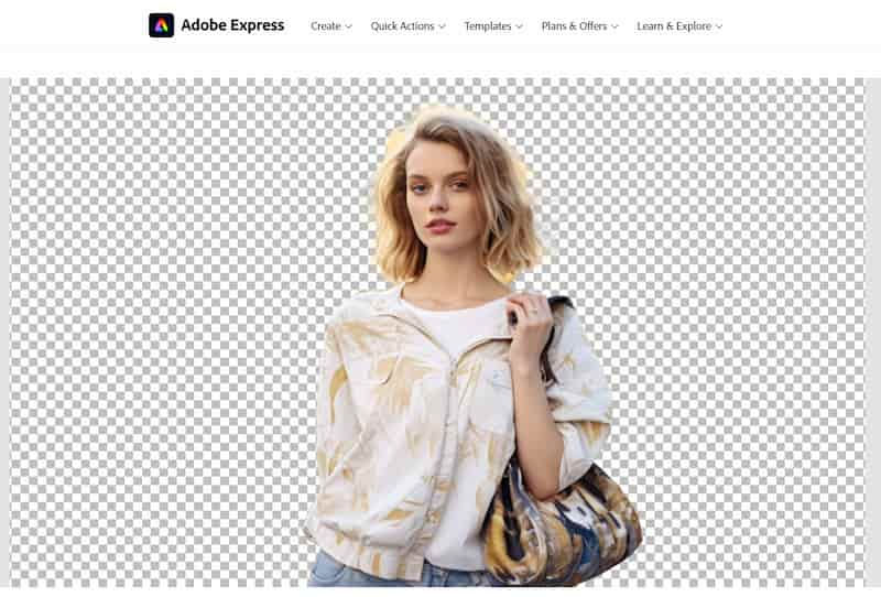 Retouche photo dans Adobe Express