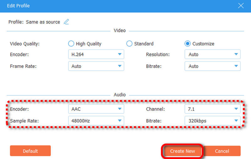 Adjust Audio Settings AVAide