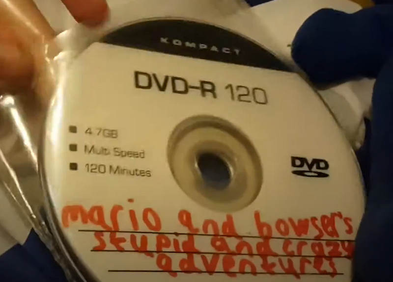 Homemade DVD