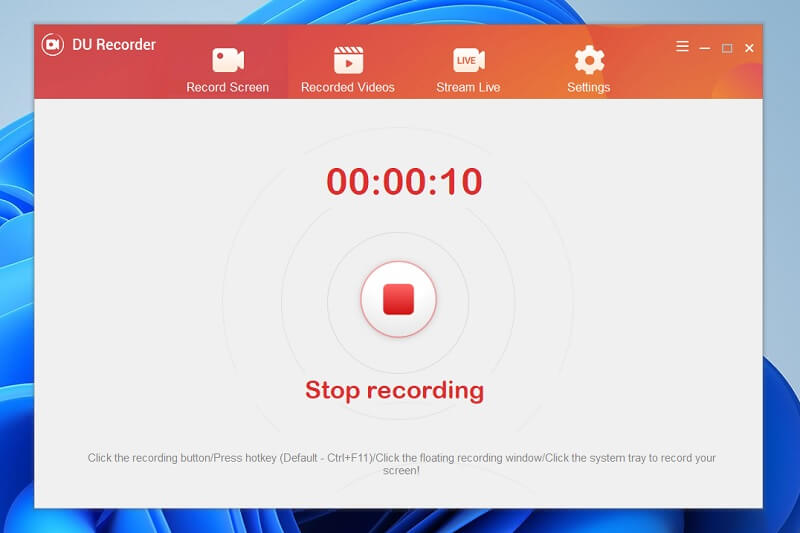 Screen Recording your Screen