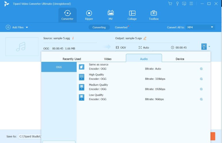 Tetapkan Format Output