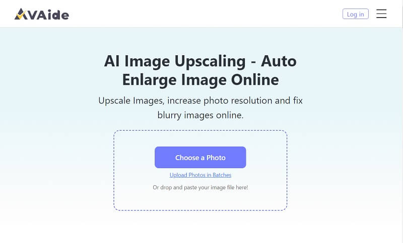 גש ל-AVAide Image Upscaler