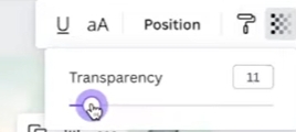 Canva Transparency