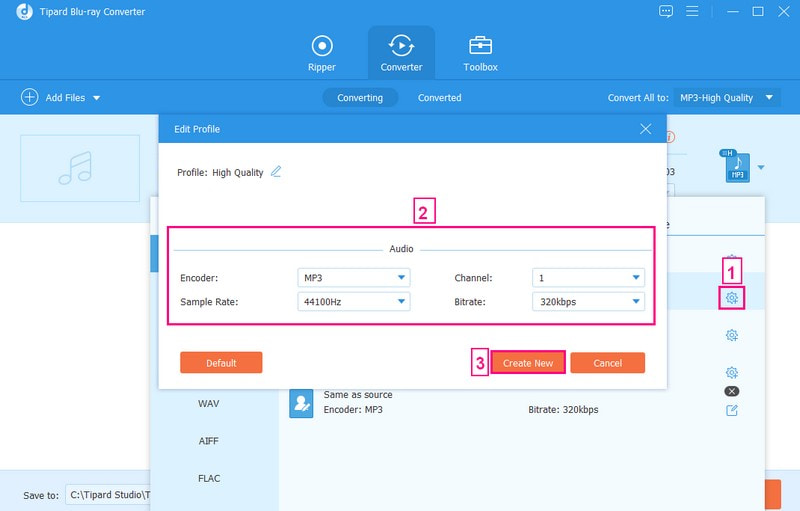 Cambiar la configuración de audio