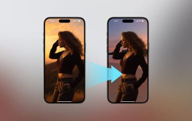 चित्र पृष्ठभूमि iPhone S बदलें