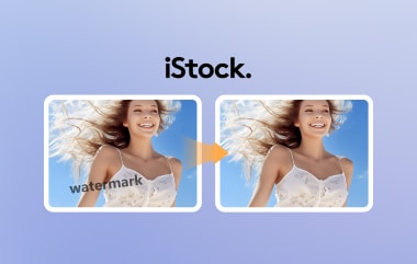 إزالة العلامة المائية iStock