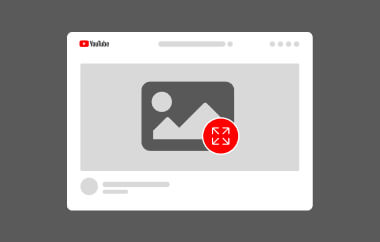 Bildgröße für YouTube-Banner S ändern