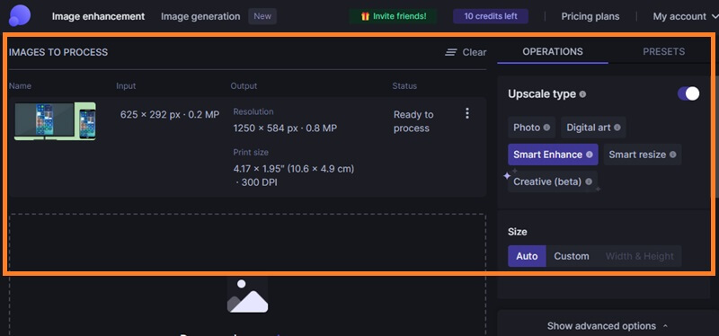 Configura le impostazioni di miglioramento