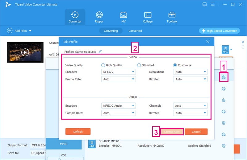 Configurar los ajustes de vídeo y audio