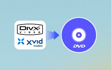 DivX Xvid naar dvd