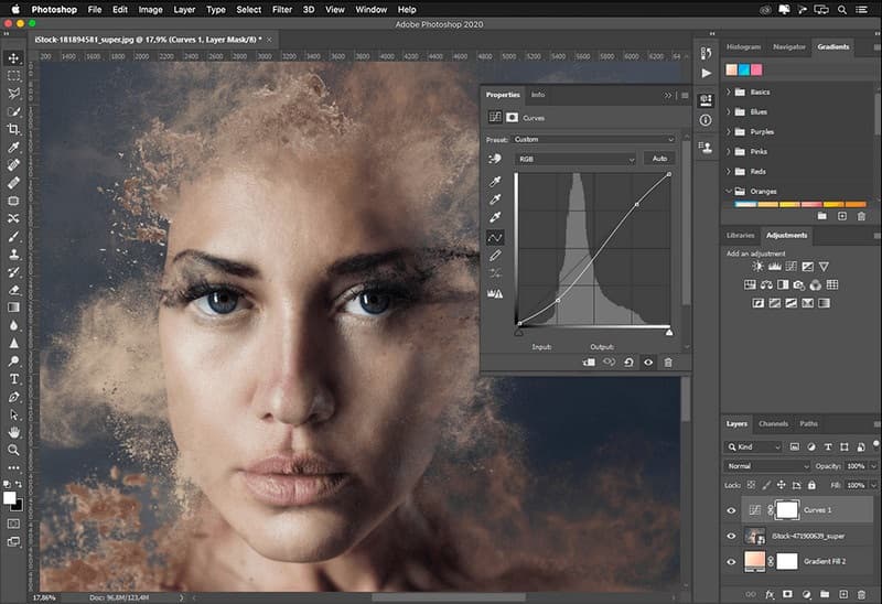 Xóa đối tượng Photoshop