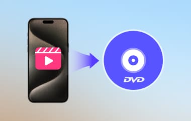 Overfør iPhone-video til DVD