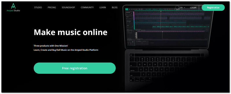 Ampe Studio Melhor Editor de Áudio Online