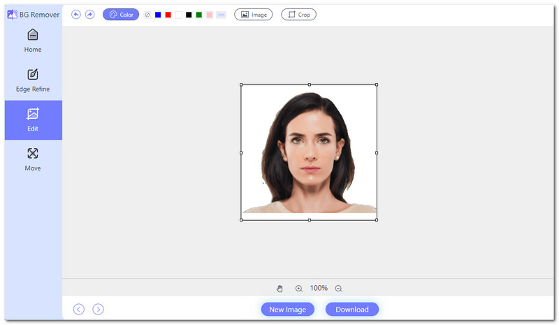 Avaide el editor de fotos de identificación del eliminador de fondo