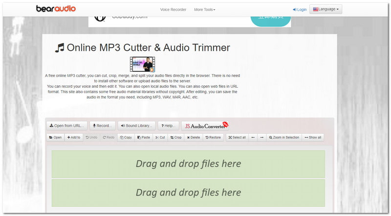 Bear Audio Beste online audio-editor