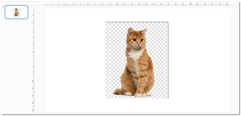 Google Slides Ta bort rutig bakgrund