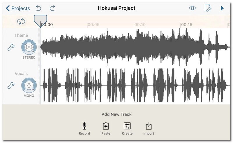 אפליקציות עורך שמע של Hokusai Audio