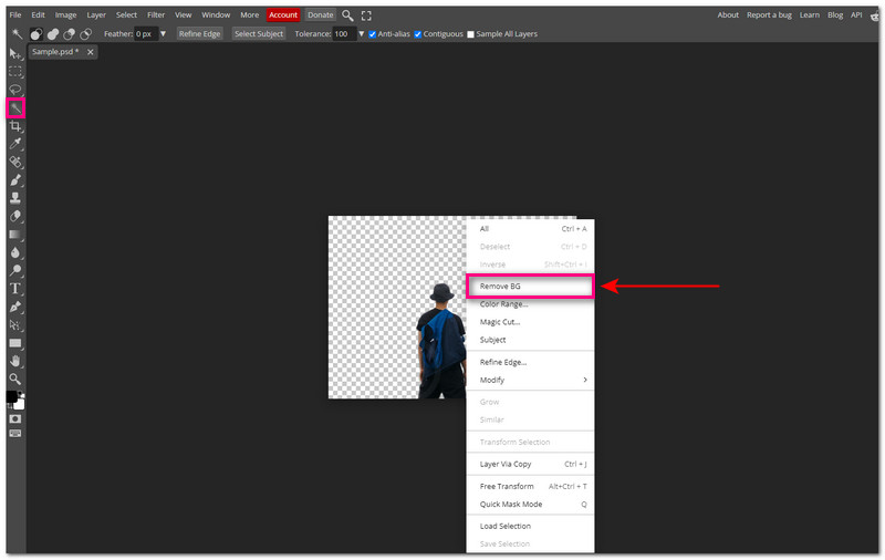 How To Remove Background In Photopea