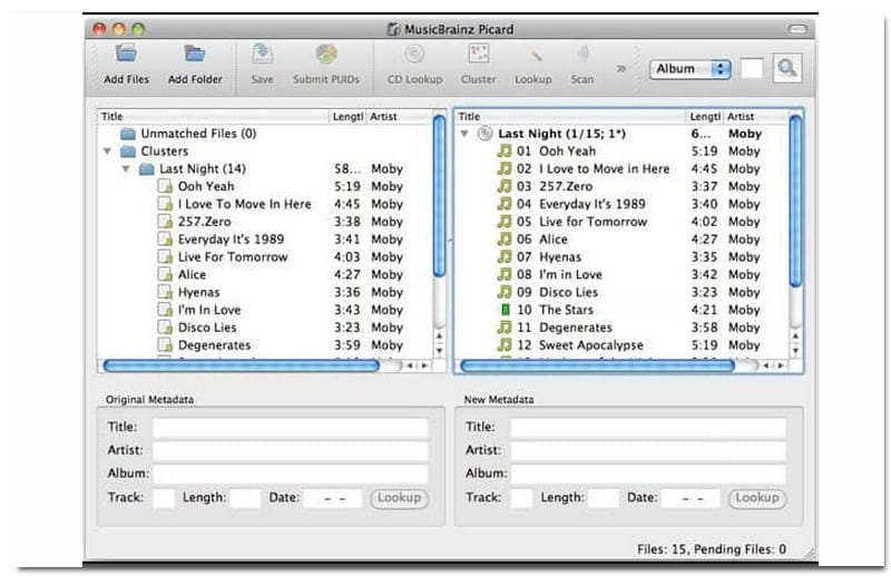 Musicbrainz Picard Bester ID3-Tag-Editor