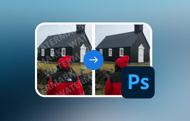 Photoshop Ta bort vattenstämpel