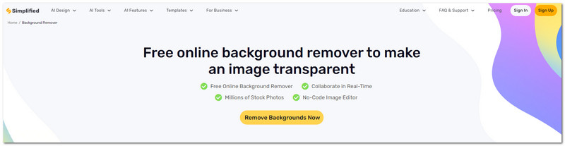 Simplified Background Remover For E Signature