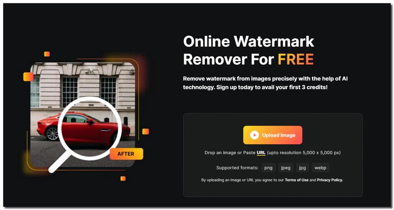 WatermarRemover.io Förbättra Best Photo Watermark Remover