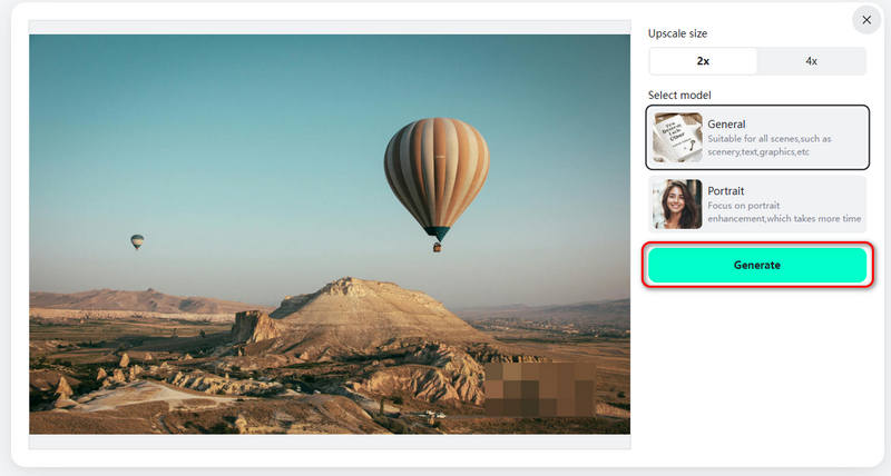 Insmind Unblur Image Supprimer la mosaïque