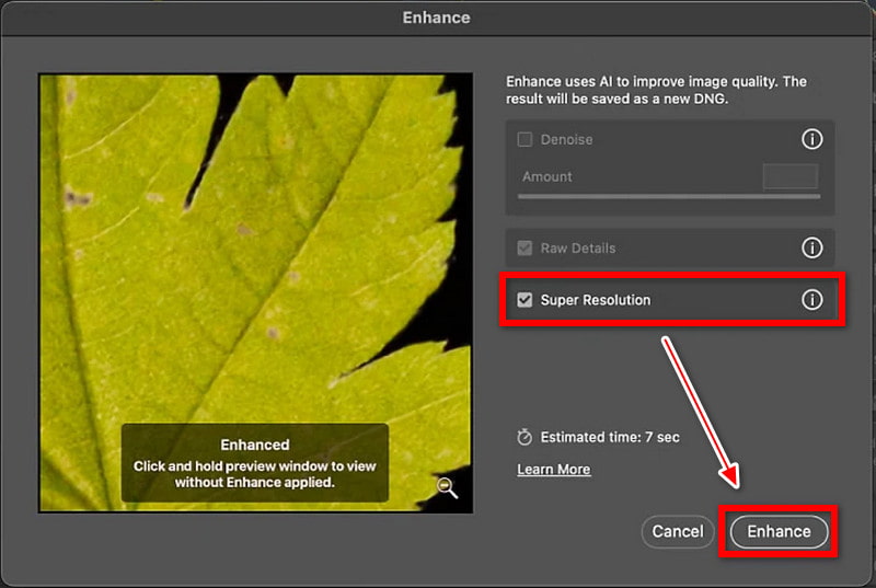 Use Super Resolution in Photoshop
