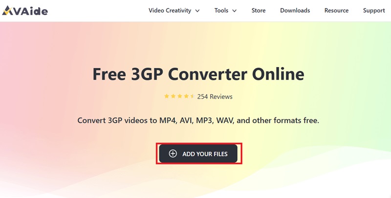 Convertidor de 3GP a MP3 disponible en línea