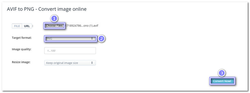 AconvertでAviFをPngに変換