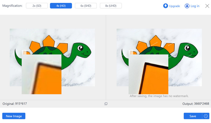Διασύνδεση Avaide Image Upscaler