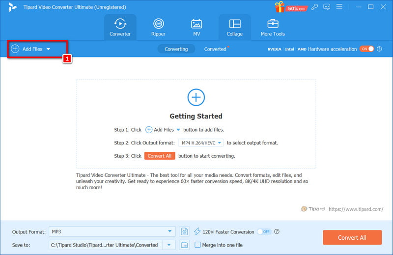 Avaide Video Converter - Dateien hinzufügen