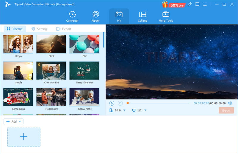Avaide Video Converter UI
