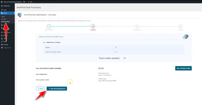 Bulk Optimization Manually
