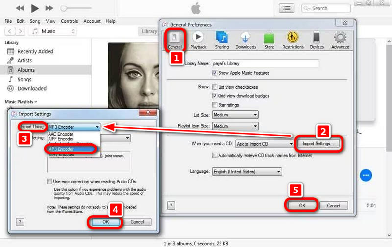 iTunesでM4AをMP4に変換する