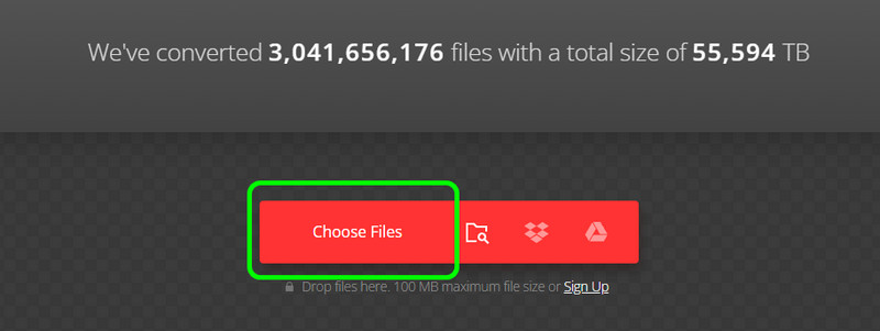 Choose Files Convertio
