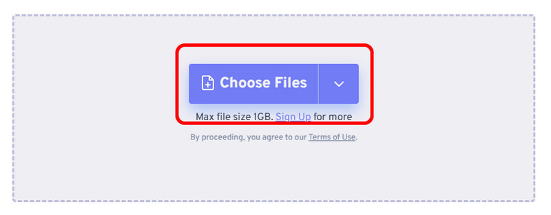 Choose Files Freeconvert